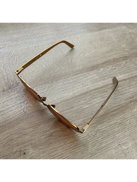 Nessy Khem Dennis Never Dies Brown Classic Square Sunglasses